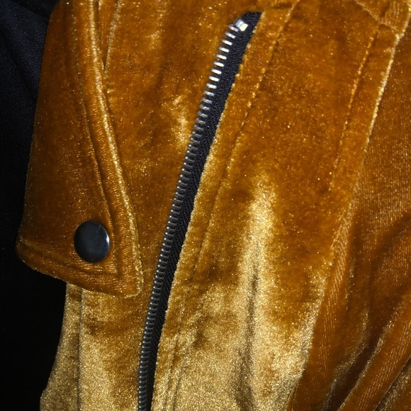 SOLD! Velvet moto jacket - Picture 4 of 4